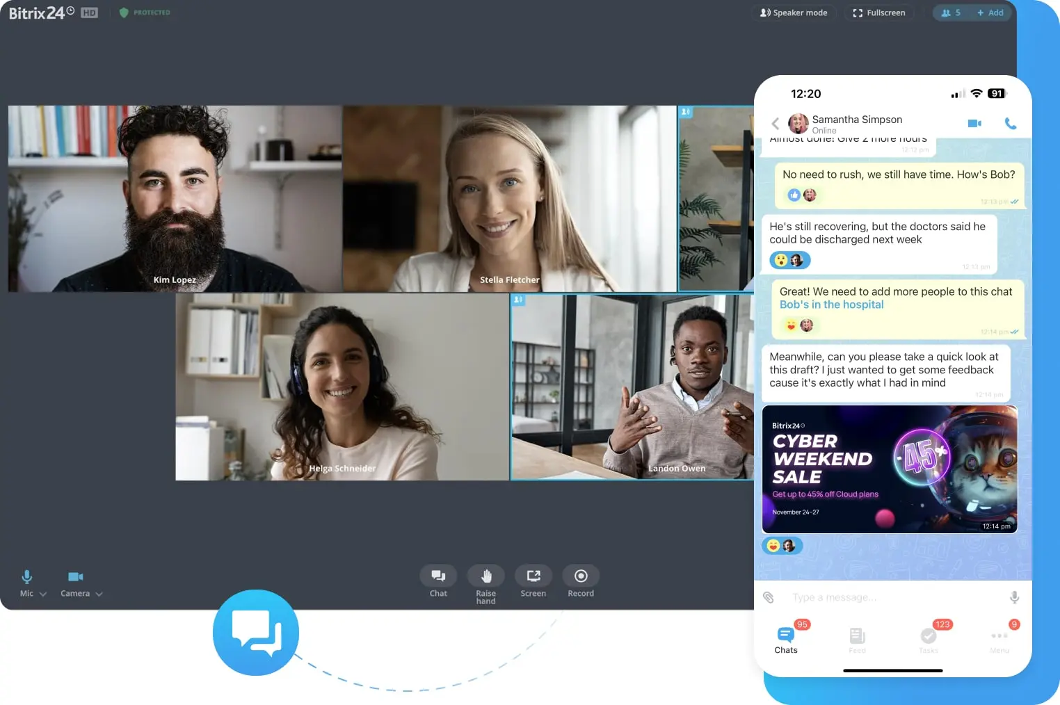 Bitrix24 communication