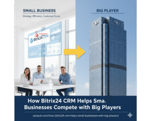Bitrix24 CRM helps small businesses compete