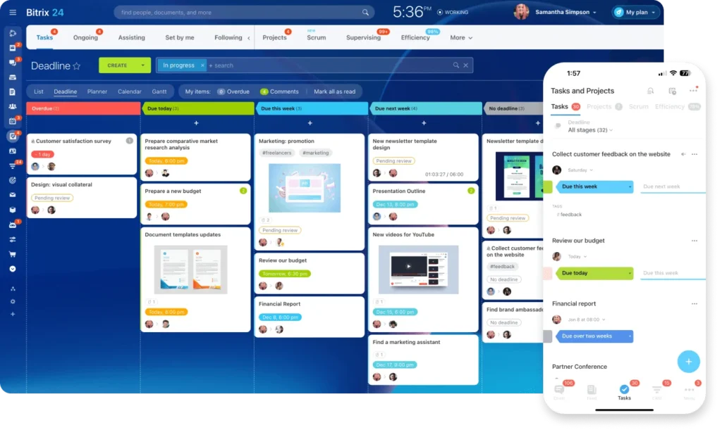Bitrix24 Task and Project Management