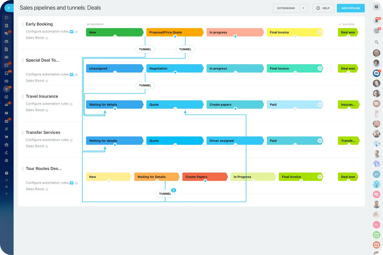 Bitrix24 Pipeline Management