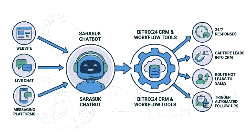 Sarasuk Btrix24 Business AI Chatbot