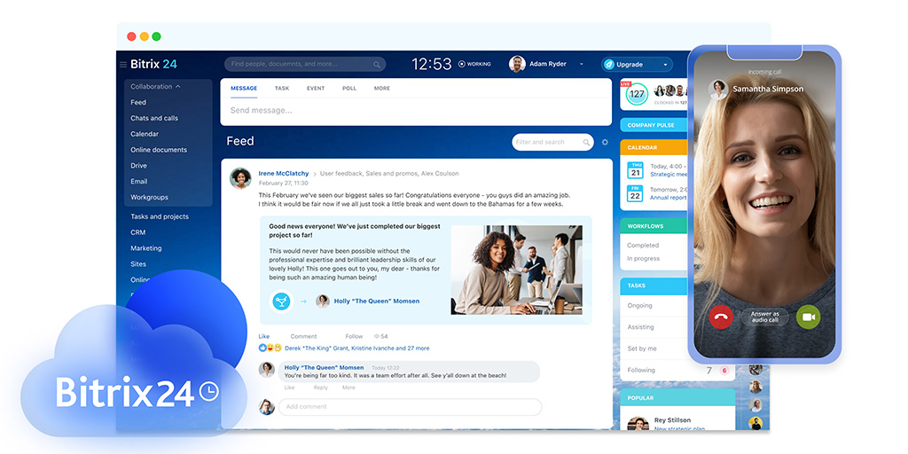 Bitrix24 business management platform