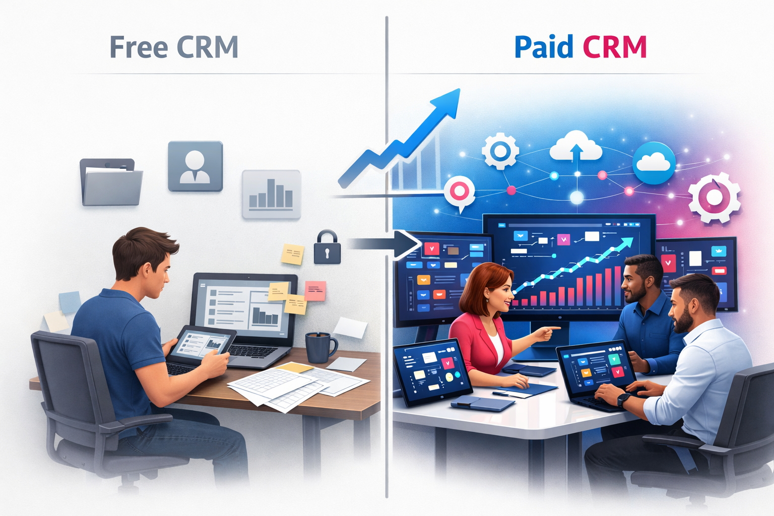 Free vs. Paid CRM: Features, Differences, and How to Choose the Right One